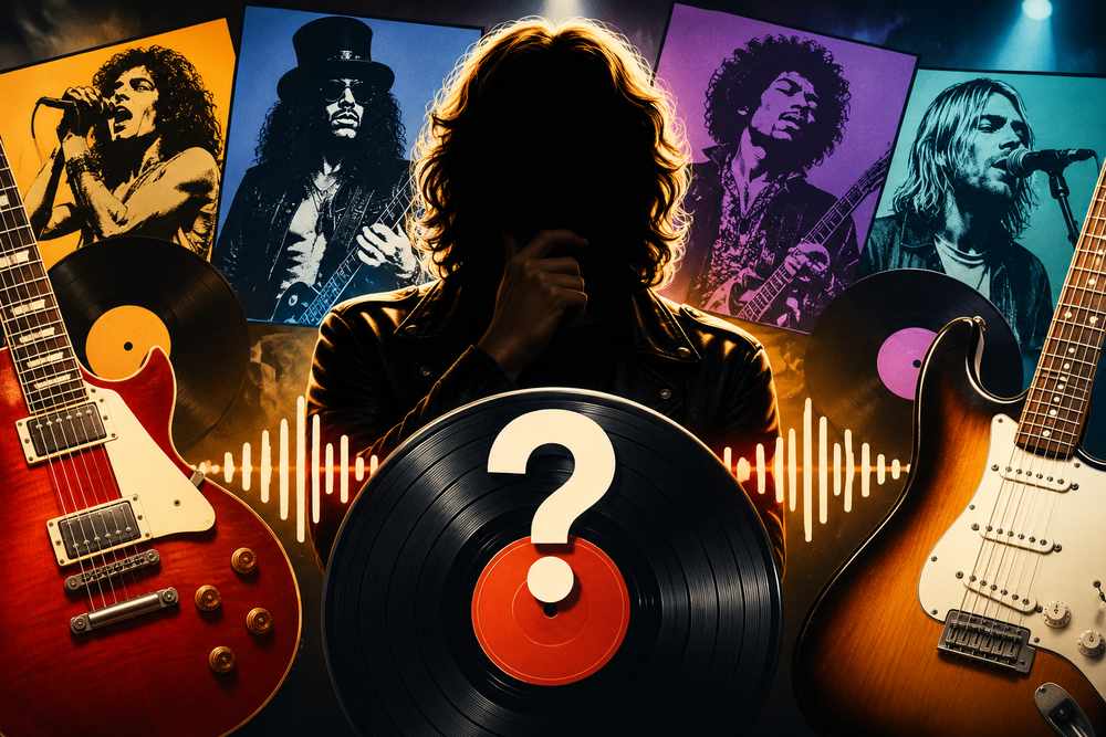 Bisakah Anda mengenali lagu rock klasik tanpa bersembunyi di balik riff-nya?