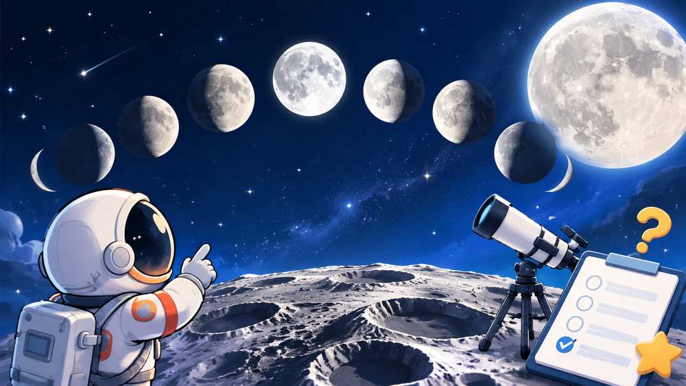 Tantangan Fase Bulan: Tahukah Anda Apa yang Sedang Dibangun Bulan?