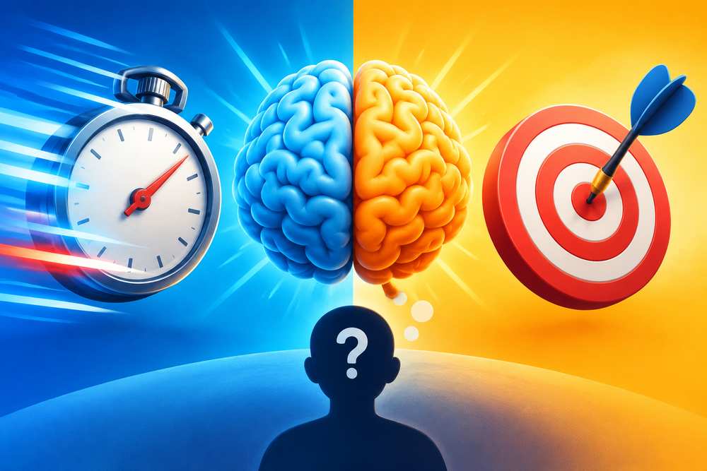 Speed Versus Accuracy: Which One Owns Your Mind?