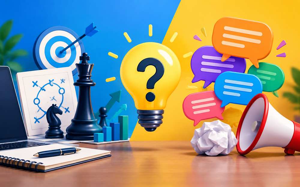 Forretningstrivia, der adskiller strategi fra tomme buzzwords