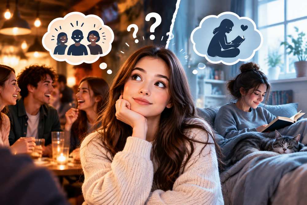 Oletko todella introvertti vai vain sosiaalisesti valikoiva?